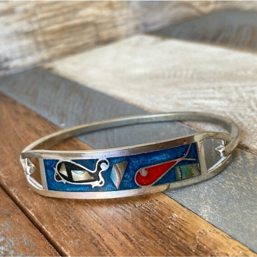 Vintage mother of pearl bangle